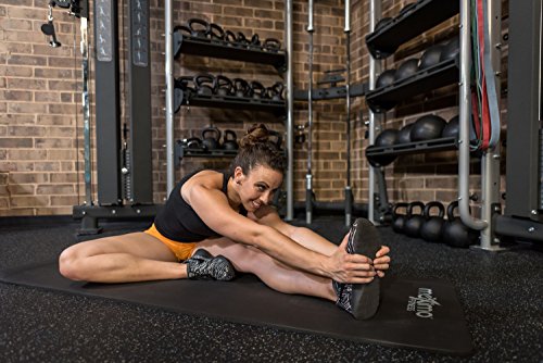 Maximo Fitness Colchoneta de Ejercicios - 183cm de Longitud x 60cm de Ancho x 1,2cm de Grosor. (Black)