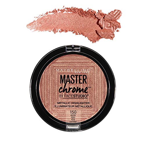 MAYBELLINE FaceStudio Master Chrome Metallic Highlighter - Molten Peach (3 Pack)