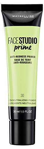 Maybelline New York - Base de Teint Perfectrice - Face Studio Prime - N°30 Anti-Rougeurs - 30 ml