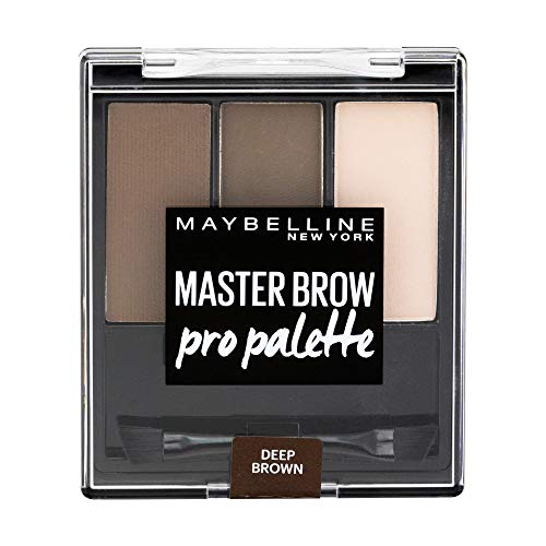 Maybelline New York Master Brow Pro Palette Design Kit NU4 Deep Brown Paleta do makijażu brwi