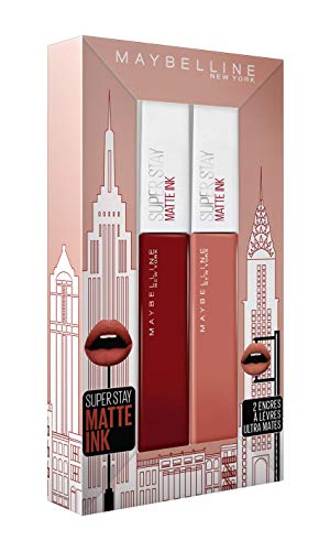 Maybelline New York regalo Superstay Matte Ink 50 Voyager/70 del Amazonas