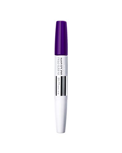 Maybelline New York - Superstay 24H, Pintalabios Mate de Larga Duración, Tono 800 Purple Fever