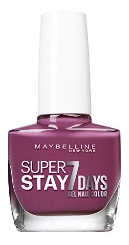 Maybelline New York – Vernis à Ongles Professionnel – Technologie Gel – Super Stay 7 Days – Teinte : Mauve On (255)