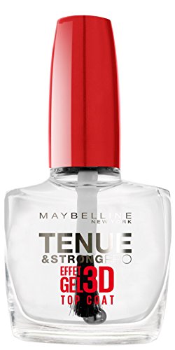 Maybelline SuperStay 7 Days 3D Gel Effect top coat esmalte de uñas Transparente - Top coat esmaltes de uñas (Transparente, Efecto uñas de gel, 240 h, Mujeres, 21 mm, 115 mm)