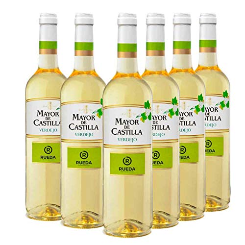 Mayor de Castilla Verdejo - Vino Blanco D.O Rueda, Pack de 6 Botellas x 750 ml