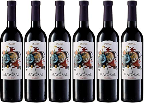 Mayoral Crianza D.O Jumilla. Vino Tinto - Pack de 6 Botellas x 750 ml