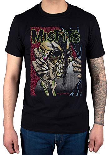 MaYouCong Camisetas y Tops Hombre Polos y Camisas, Official Misfits Pushead T-Shirt