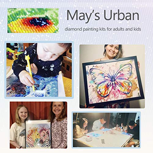 Maysurban 5D Kit de Pintura con Brillantes 5D DIY Diamond Painting DIY 5D Diamond Pintura por Número Kit de Cristales Diamond Painting Tres dientes de leon 30x30cm