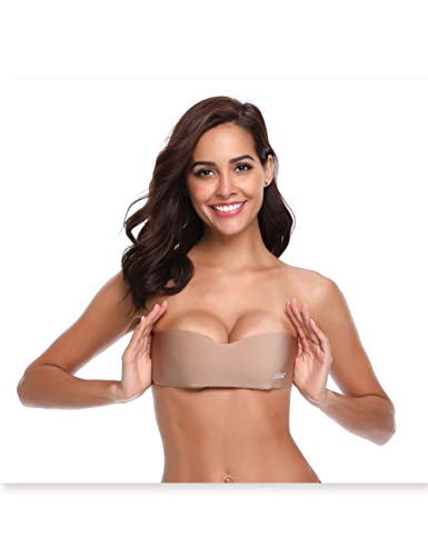 Mayyou Invisible Silicona Bra Strapless Gel sin Espalda Autoadhesivo Reutilizable Bra Push-up Bra