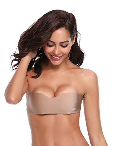 Mayyou Invisible Silicona Bra Strapless Gel sin Espalda Autoadhesivo Reutilizable Bra Push-up Bra
