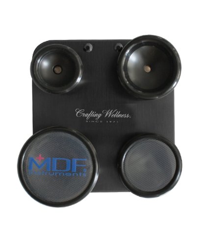 MDF Instruments ProCardial ERA - Cardiología Estetoscopio ligero de doble cabeza de acero inoxidable con membrana convertible adulto, pediátrica e infantil-neonatal, Todo Negro