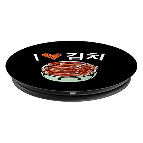 Me encanta el Kimchi Comida tradicional coreana K-Pop Fan PopSockets Agarre y Soporte para Teléfonos y Tabletas