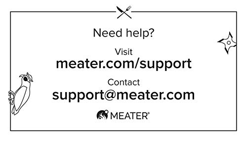 MEATER Plus | 50m Termómetro inalámbrico inteligente para carne para el horno, parrilla de cocina, barbacoa, ahumador, asador con Bluetooth y conectividad digital WiFi