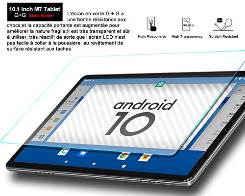 MEBERRY Tablet 10 Pulgadas Android 10.0 Ultrar-Rápido Tablets 4GB RAM+64GB ROM - Certificación Google gsm - Dual SIM - 8000mAh |WI-FI|Bluetooth|GPS| Type-C Tablet (5.0+8.0 MP Cámara) - Gris