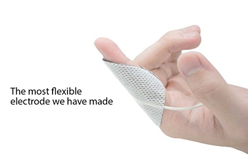 Med-Fit tens pads 16 electrodos 4 packs. El electrodo autoadhesivo extra duradero de la más alta calidad 5cm x 5cm 2 x 2 Med-Fit Electrodes utiliza un gel patentado para una larga vida útil.