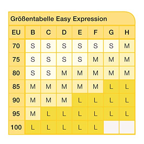 Medela Easy Expression Bustier Sujetador premamá, Blanco, L para Mujer