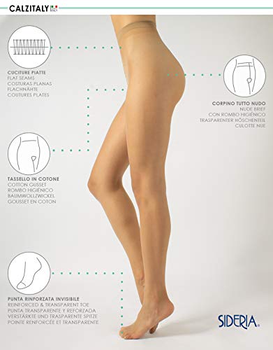 MEDIAS DE VERANO CON EFECTO BRONCEADO | MEDIAS INVISIBLES | MEDIAS COLOR CARNE | CALCETERIA ITALIANA | (2- S, SUNKISS)