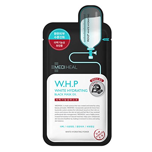 MEDIHEAL Mejor Combo 5 tipo hoja máscara Pack de 10 - Arbol de te, N.M.F Aquaring, Vita Lightbeam, colágeno impacto