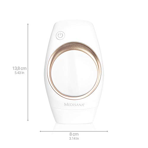 Medisana IPL 836 99120 - Depiladora a base de luz para una piel lisa y duradera - Reducción del cabello con 100.000 pulsos de luz - Depiladora con sensor de piel y 6 niveles de intensidad