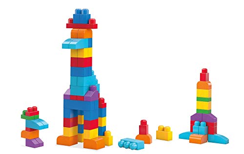 Mega Bloks - Juego de construcción de 60 piezas - bolsa ecológica clásica - juguetes bebe 1 año - (Mattel DCH55)