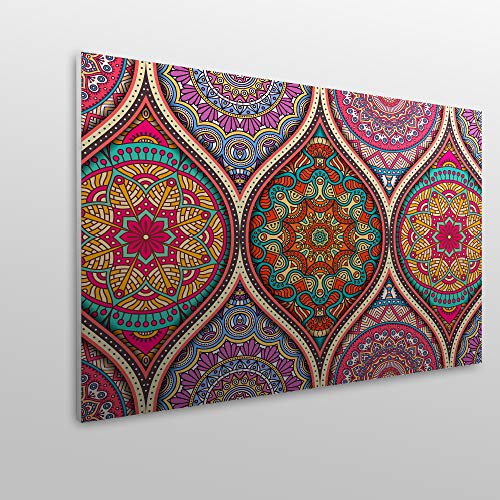 MEGADECOR Cabecero Cama PVC Decorativo Económico Diseño de Mandala Clásico Varias Medidas (150 cm x 60 cm)