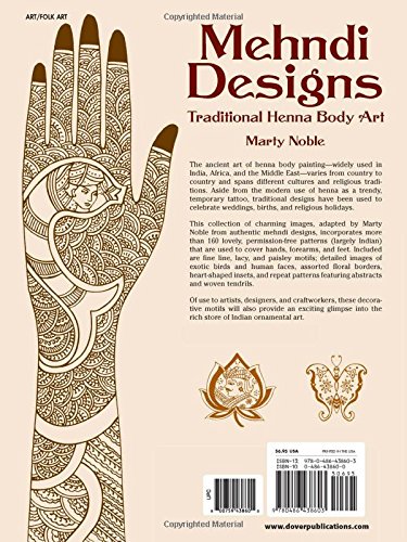 Mehndi Designs: Traditional Henna Body Art (Dover Pictorial Archive)