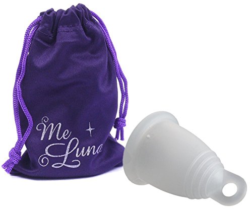 MeLuna - Copa menstrual Transparente, Classic, Anillo, Talla- S