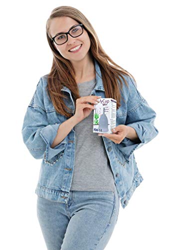 Melycup Copa Menstrual Small Interior Mujeres Suave Silicona Médica Orgánica Ecológica Flexible Certificado FDA Económica Plegable Flujo Regular Abundante Paquete Deportivo (Pequeña)