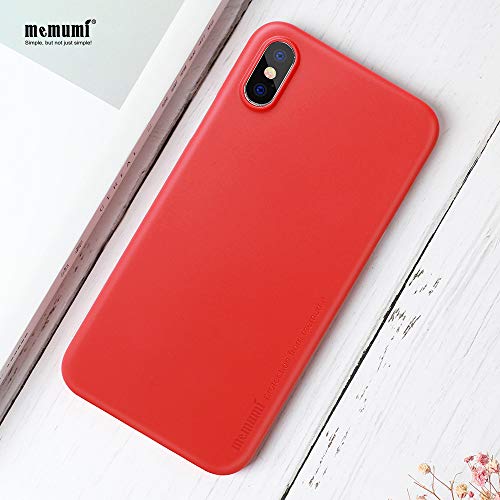 memumi Funda para iPhone X, Ultra Slim Anti-Rasguño y Resistente Huellas Dactilares Totalmente Protectora Caso de Plástico Duro Cover Case [Slim Series]
