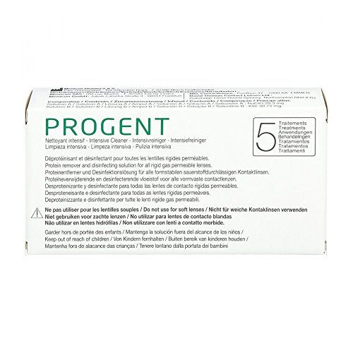 menicon progent SP – Limpiador intensivo, 5 ampollas, 1er Pack (1 x 5 unidades)