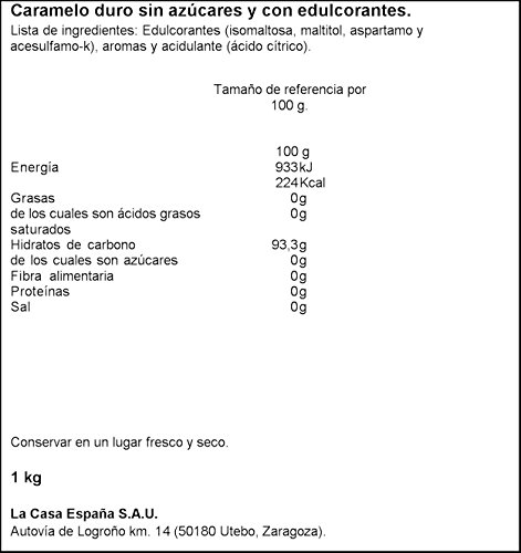 Mentolín Caramelo Balsámico sin Azúcar - 1000 gr