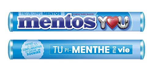 Mentos Mint, 1er Pack (40 x 38 g rollos)