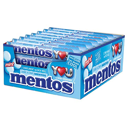 Mentos Mint, 1er Pack (40 x 38 g rollos)
