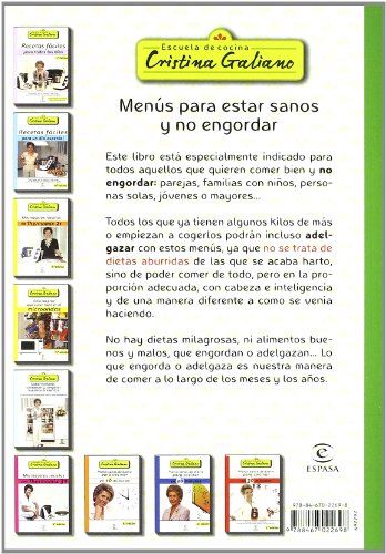 Menús para estar sanos y no engordar (GASTRONOMIA)