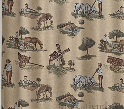 Mercatienda.es Cortinas de Calle pastores y Campo alpujarras de travillas, para Interior y Exterior del Hogar.