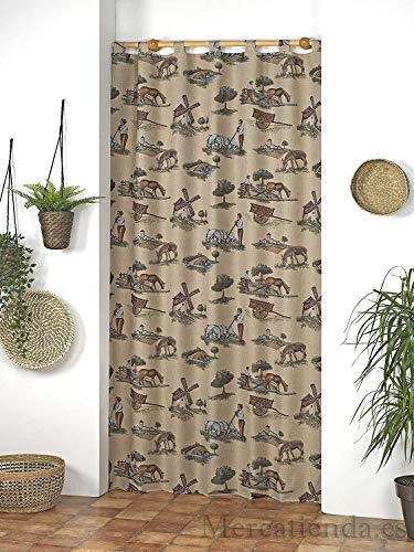 Mercatienda.es Cortinas de Calle pastores y Campo alpujarras de travillas, para Interior y Exterior del Hogar.