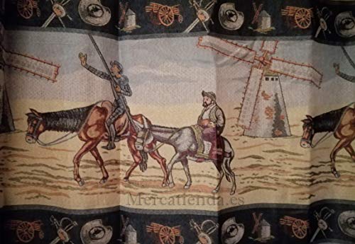 Mercatienda.es Cortinas de Calle Quijote y Sancho alpujarras de travillas, para Interior y Exterior del Hogar.