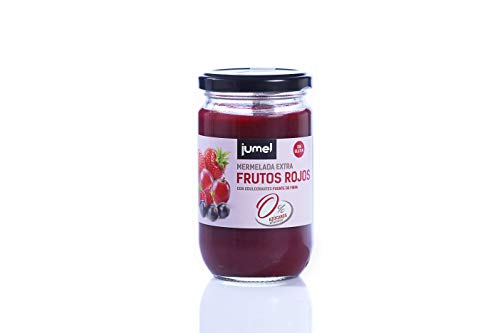 Mermeladas sin azúcar Extra Frutos Rojos Jumel. Mermelada con Stevia. Mermelada gourmet, tu desayuno o merienda más saludable, con todo el sabor. Pack de 4 unidades (1,49 €/u).