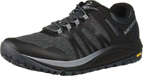 Merrell Nova, Zapatillas de Running para Asfalto para Hombre, Negro (Black), 43 EU