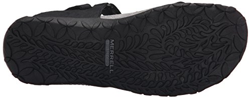 Merrell Terran Convert Ii Sandalias Deportivas para Mujer, Negro, 37 EU