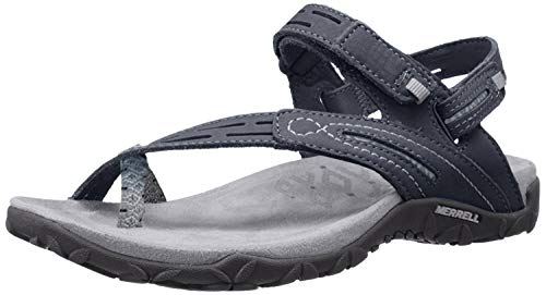 Merrell Terran Convert Ii Sandalias Deportivas para Mujer, Negro, 37 EU