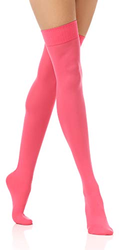 Merry Style Medias Largas Muslo Lencería Mujer MSSST8002 (Coral, Talla única)