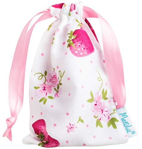 Merula Cup strawberry (rosa) - Tamaño único copa menstrual de silicona de grado médico