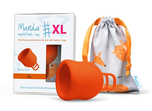 Merula Cup XL fox (naranja) - La copa menstrual para los días más fuertes