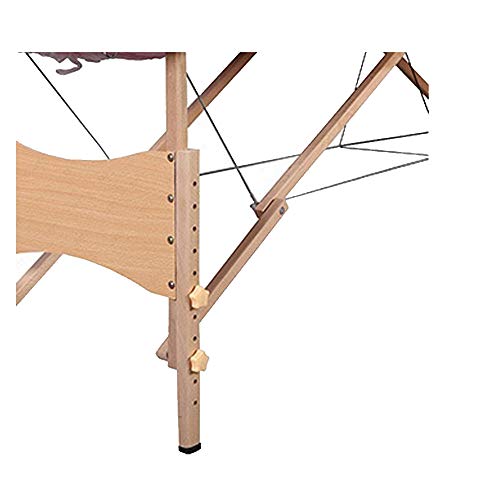 Mesa de Masaje Camillas de Masaje Plegable de 2 Secciones Camilla Portátil y Profesional con Patas de Madera Respaldo Regulable Bolsa de Transporte Reposacabezas y Apoyabrazos Desmontables