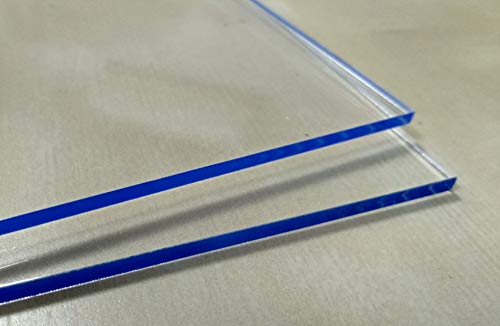 Metacrilato transparente - 6 mm - 20 x 20 cm. - Plancha de Metacrilato traslucido a medida - Diferentes tamaños (100x100, 100x70, 100x50, 100x30, A4, A3) - Placa acrílico transparente