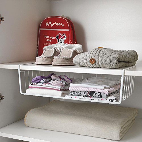 Metaltex - Estante intermedio, Blanco, 50 cm