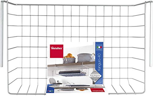 Metaltex  - Estante intermedio, Gris metalizado, 40 cm