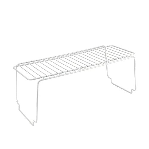 Metaltex Space Line - Estante apilable de cocina, 45x19x18 cm, blanco