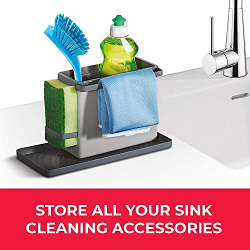 Metaltex Tidy-Tex - Organizador Modular de Limpieza de Cocina, Gris